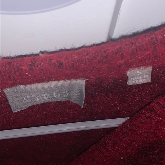 plaid/flannel print fuzzy sweater - Picture 2 of 3